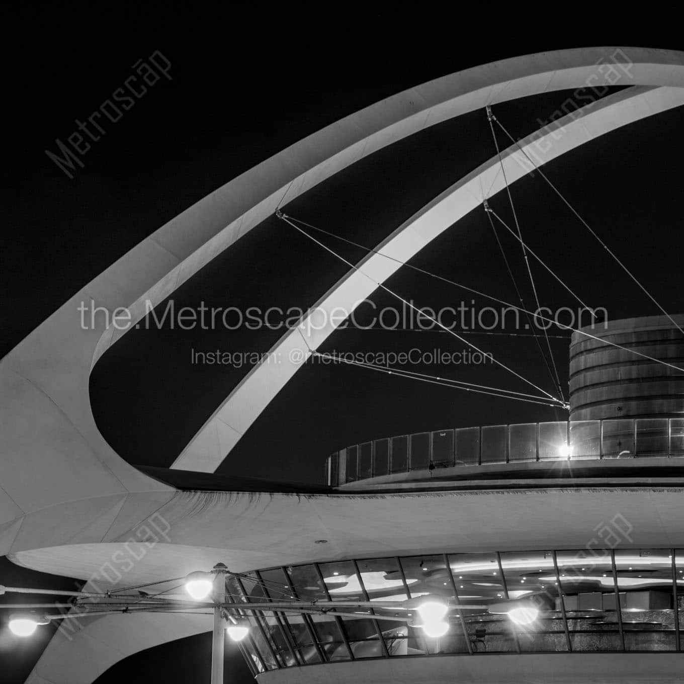 lax theme building Black & White Wall Art