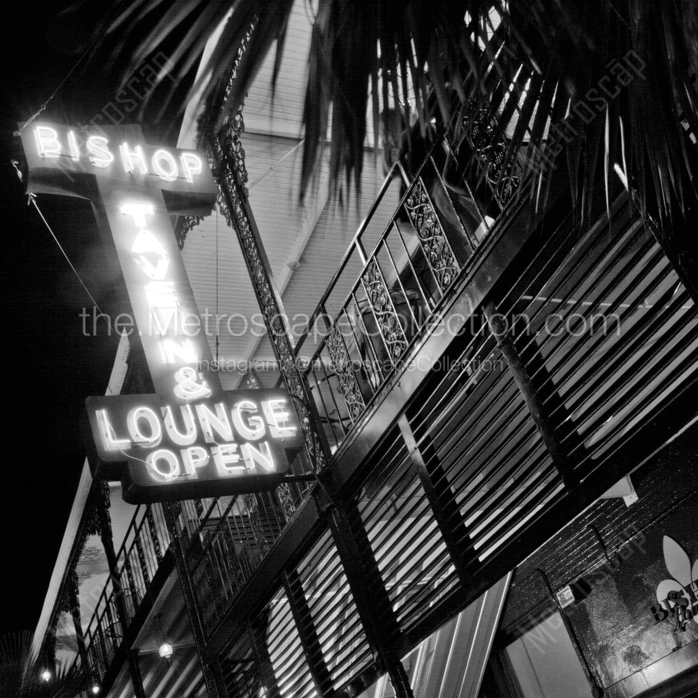 bishop tavern and lounge Black & White Wall Art