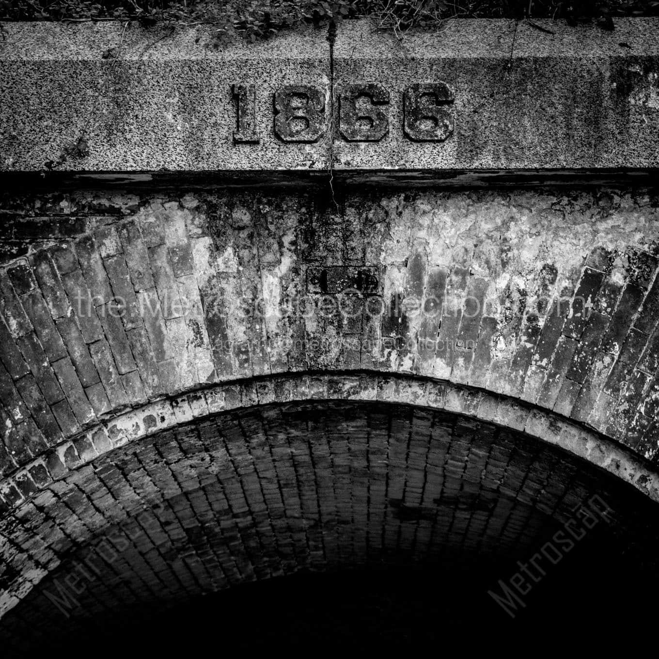 civil war tunnel alcatraz island Black & White Wall Art