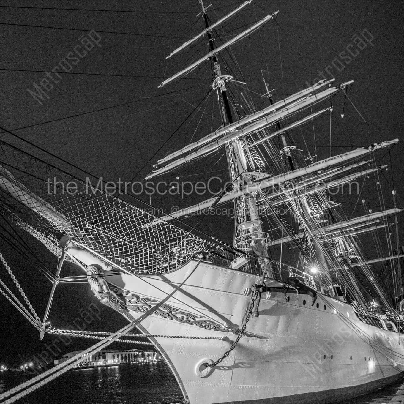 danish navy ship danmark Black & White Wall Art