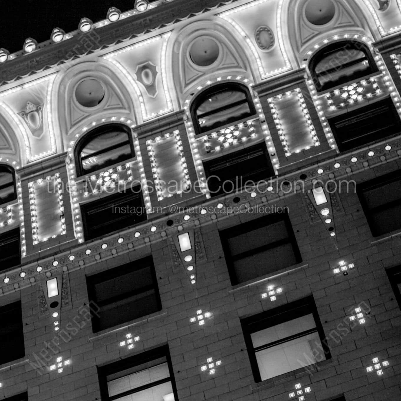 denver gas electric building Black & White Wall Art