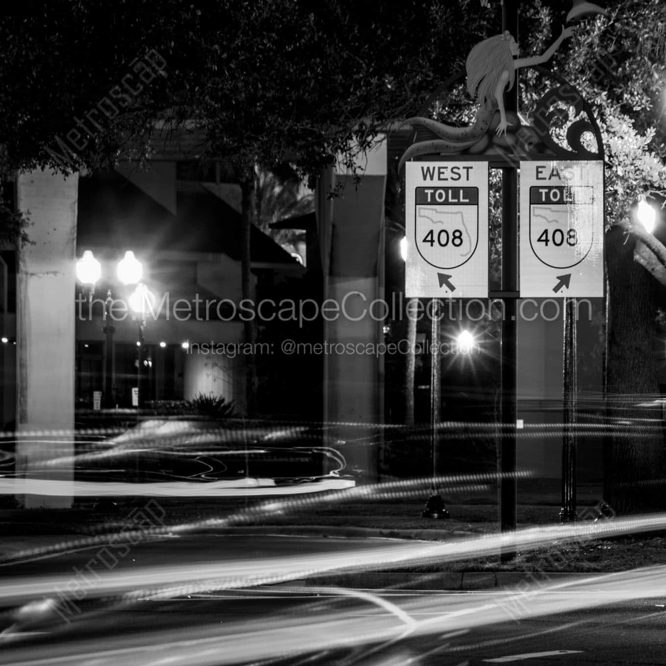 fl 408 tollway Black & White Wall Art