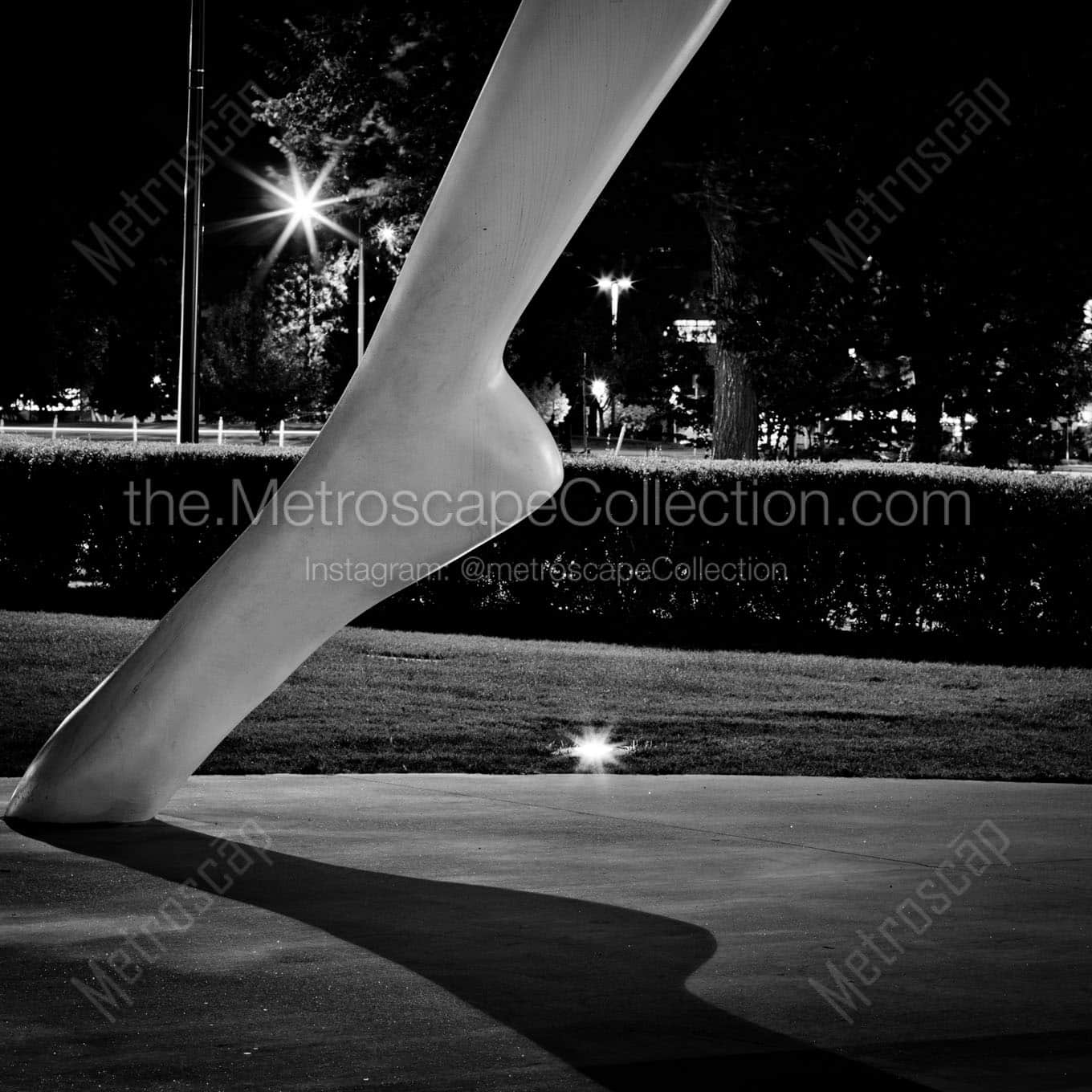 foot and shadow denver dancers Black & White Wall Art