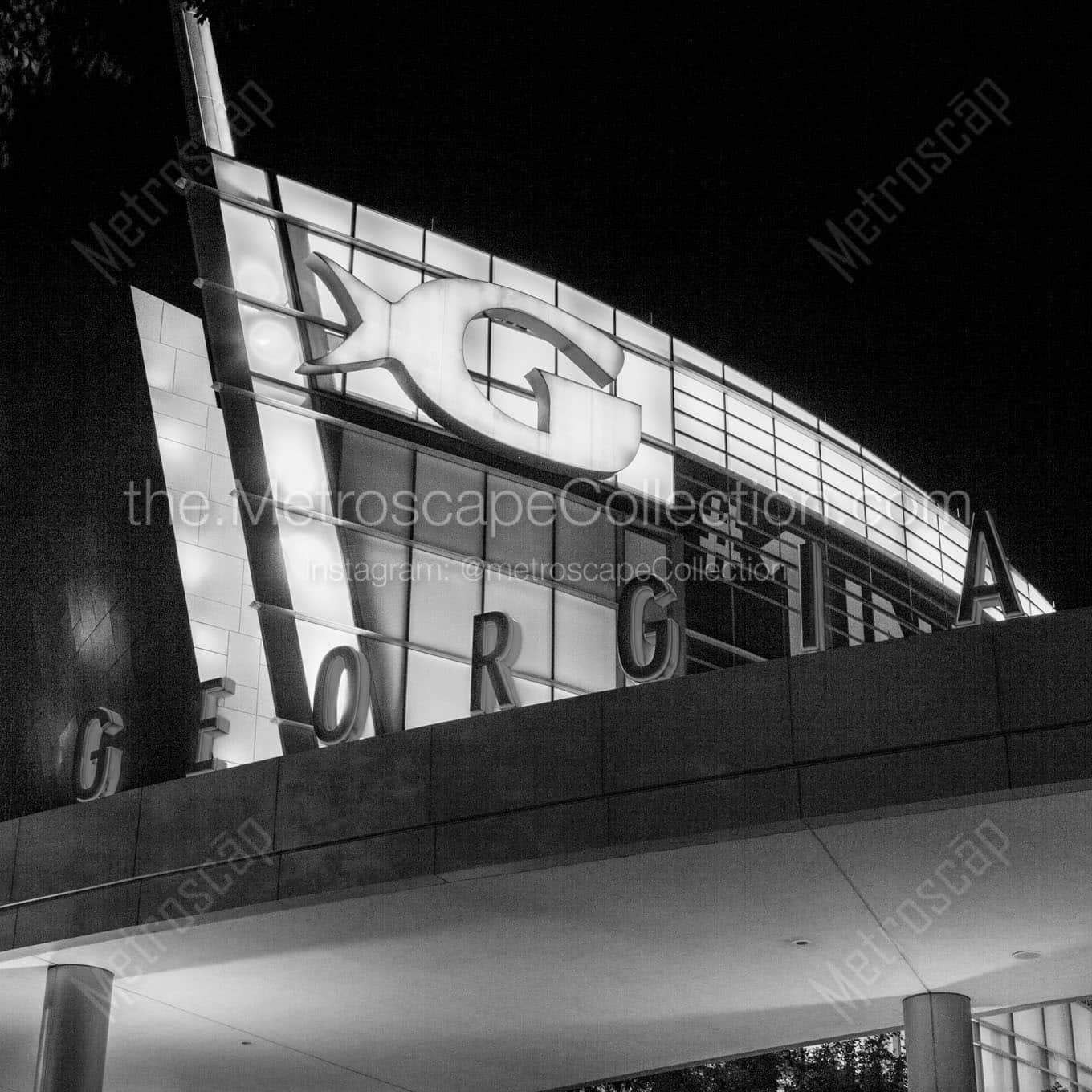 georgia aquarium Black & White Wall Art