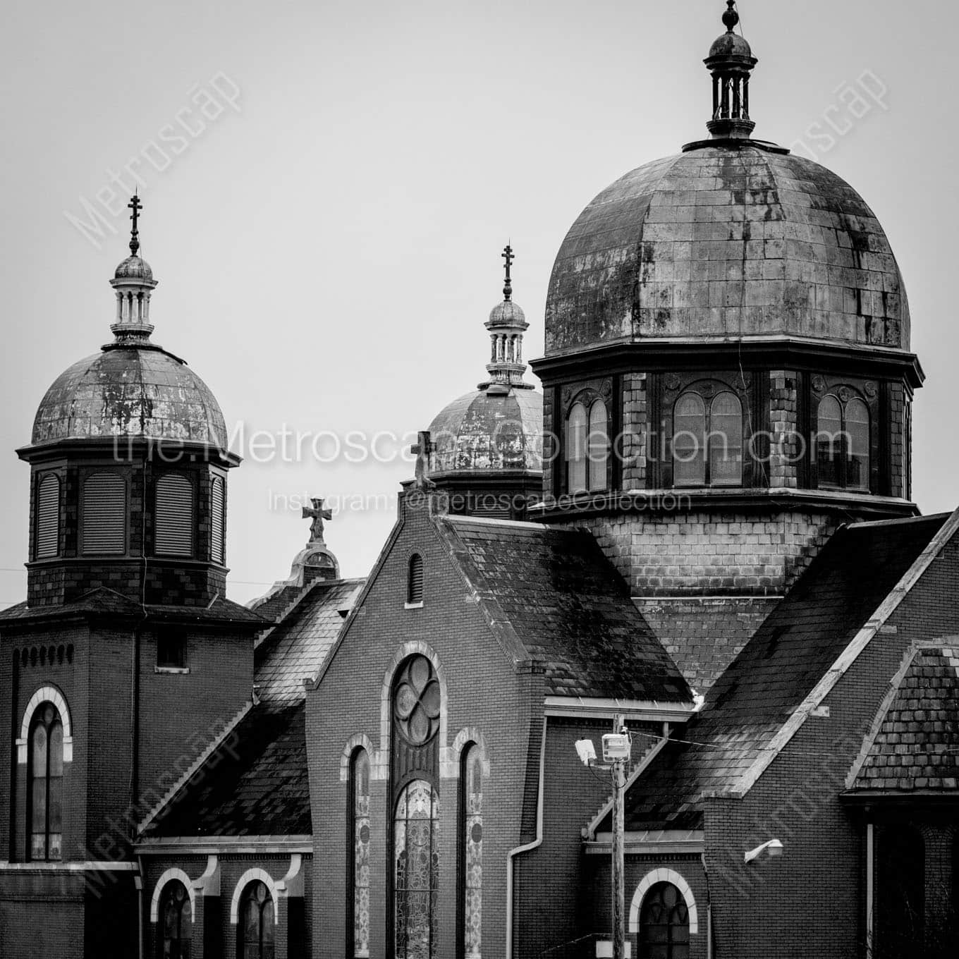 holy trinity ukrainian church Black & White Wall Art