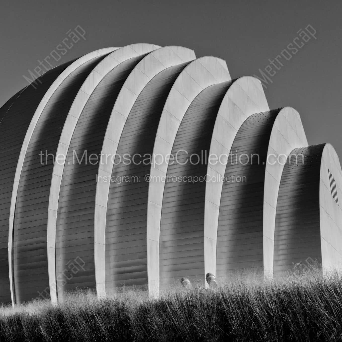 kc performing arts center Black & White Wall Art