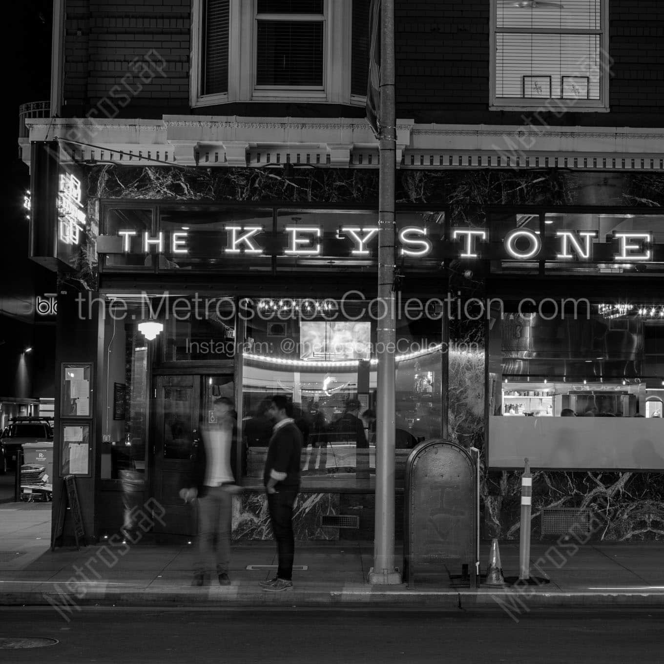 keystone night Black & White Wall Art