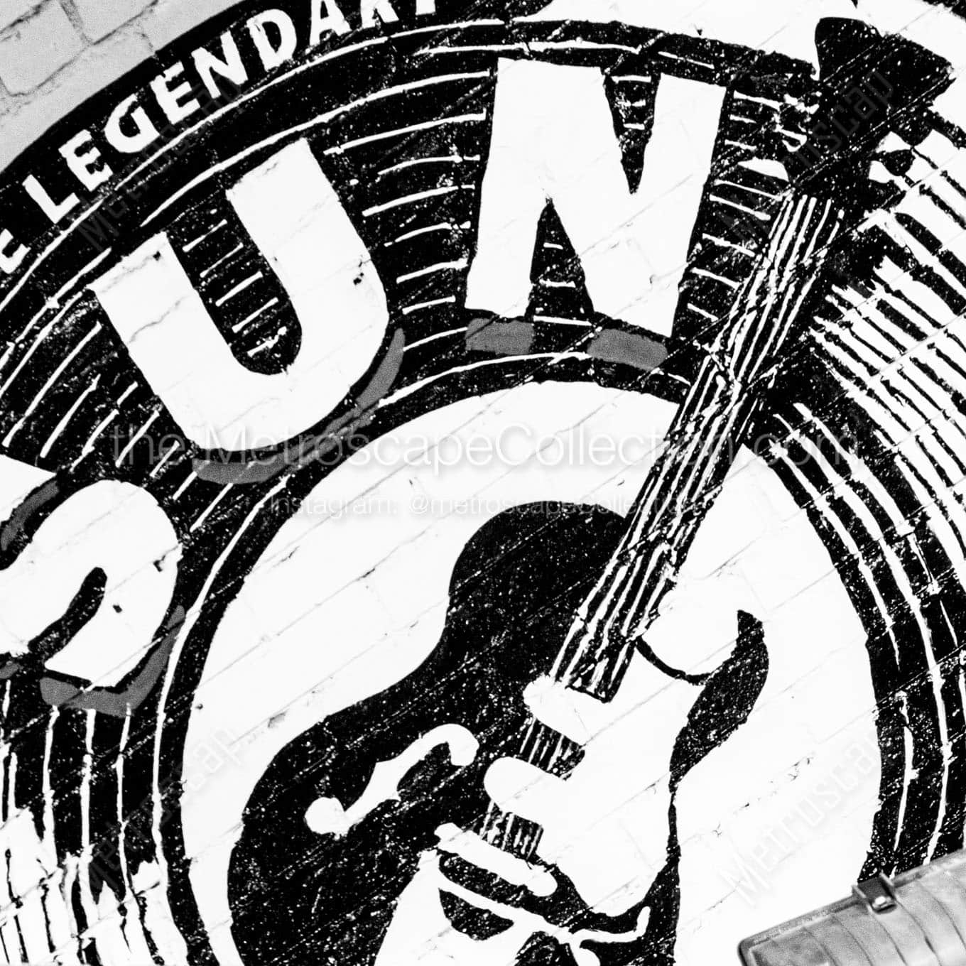 legendary sun records Black & White Wall Art