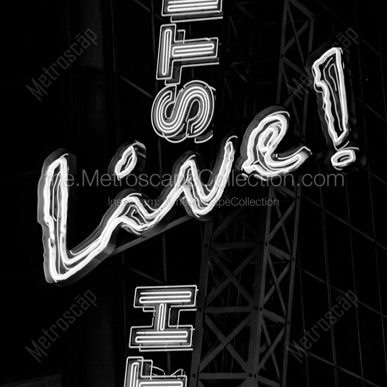 live fourth street louisville kentucky Black & White Wall Art