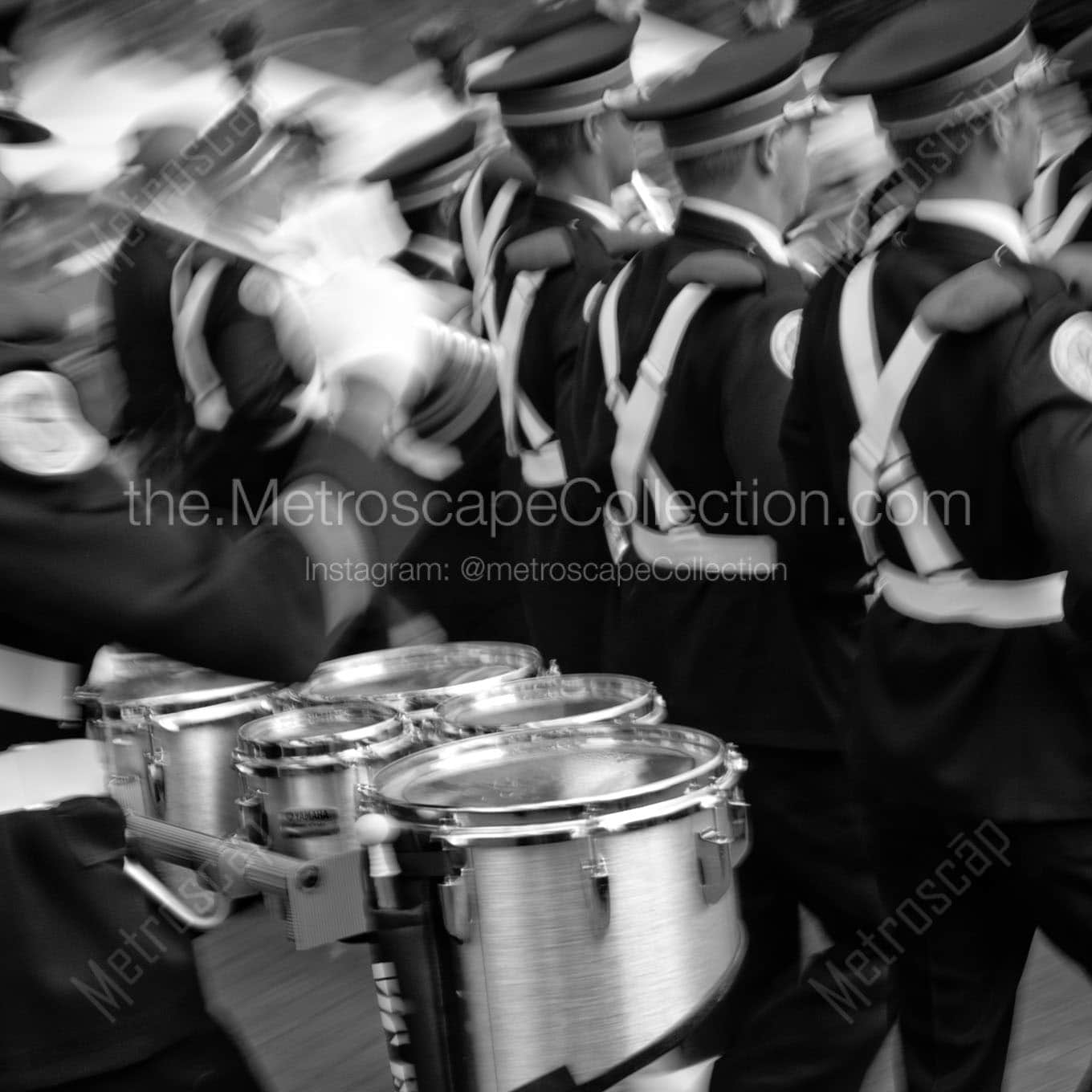 ohio state marching band the best damn band in the land Black & White Wall Art