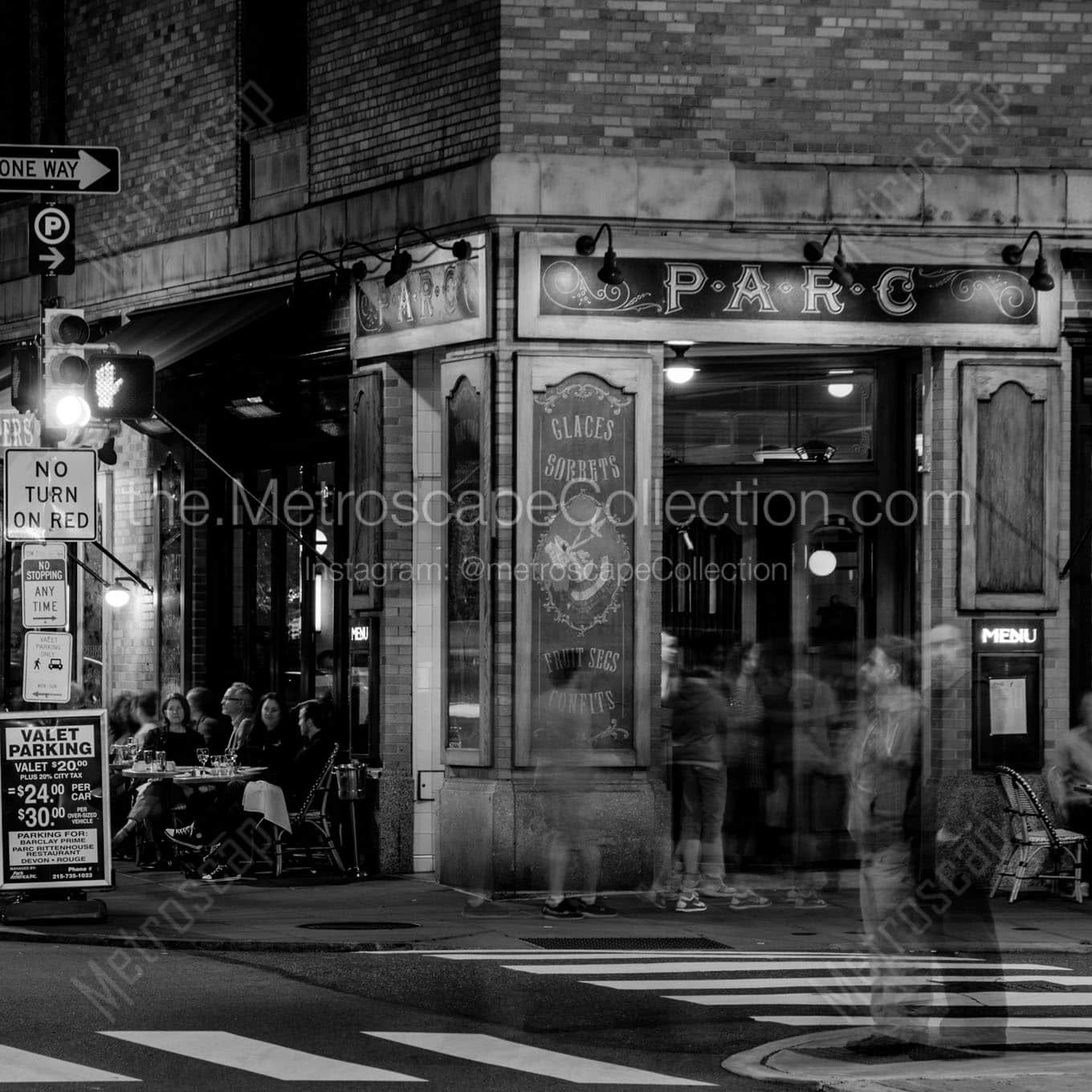 parc rittenhouse square Black & White Wall Art