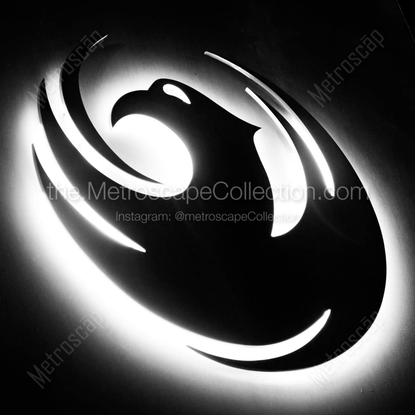 phoenix logo light Black & White Wall Art