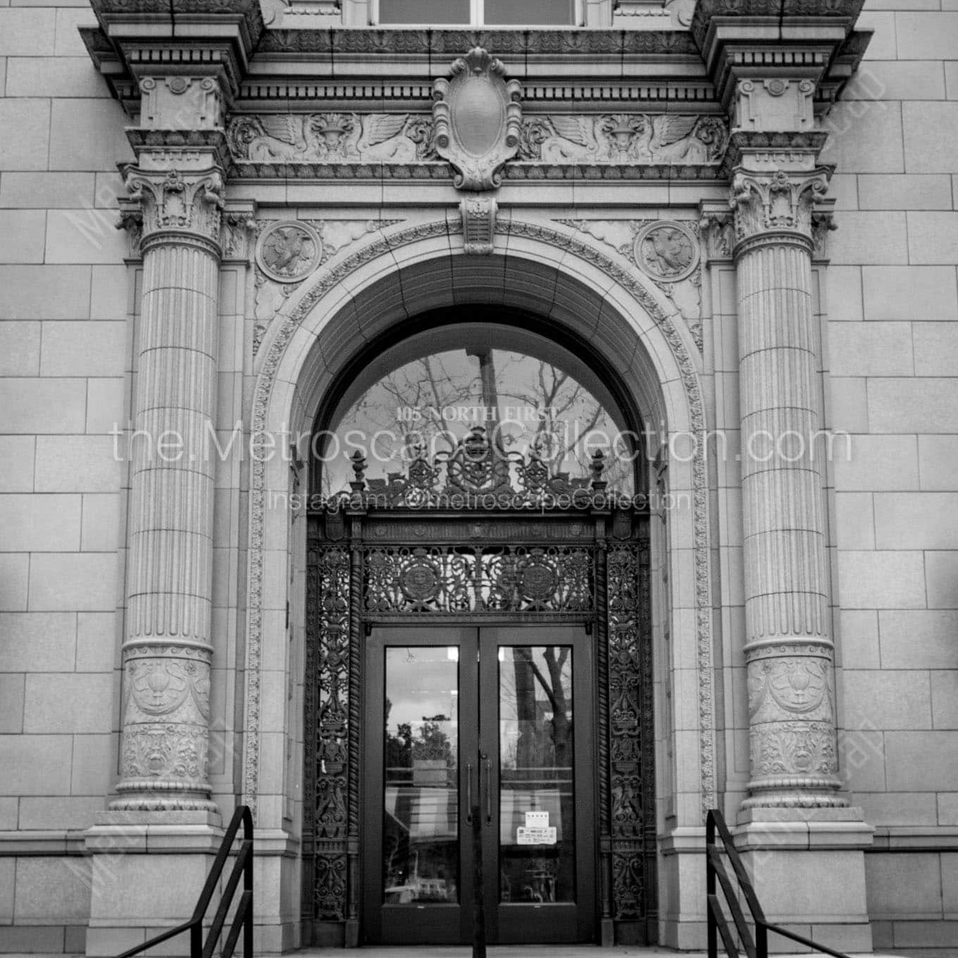 san jose post office Black & White Wall Art