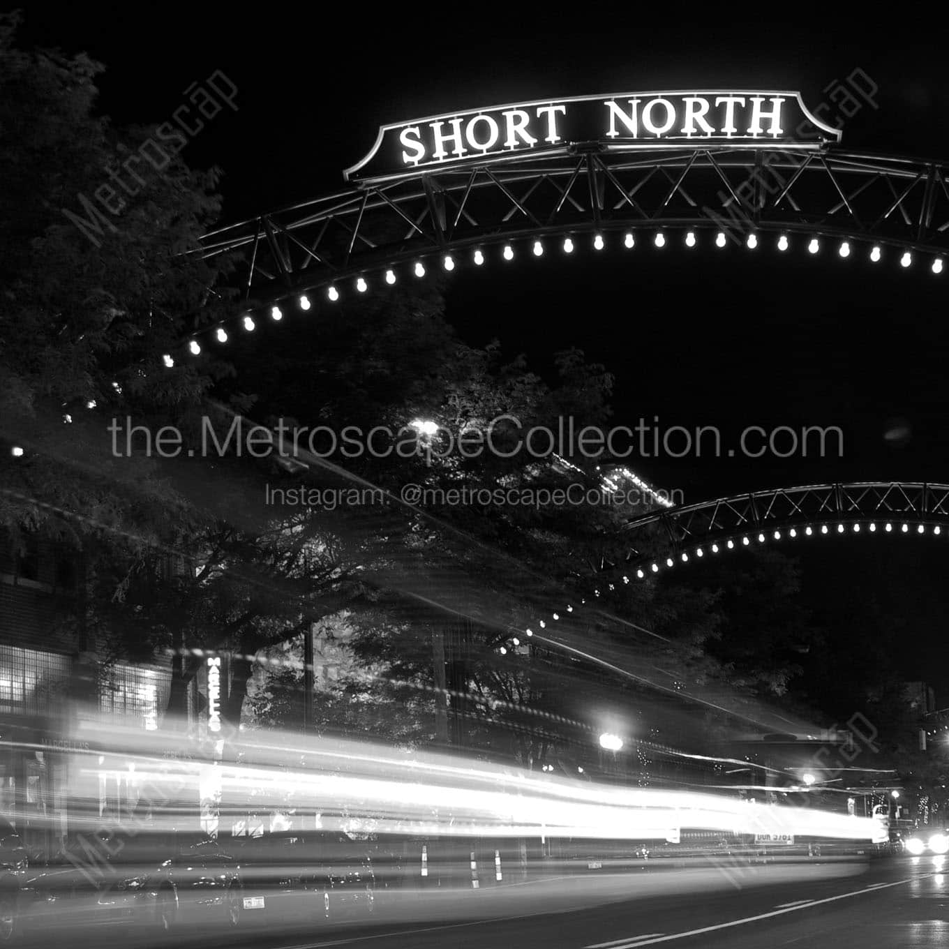 short north arches over north high street Black & White Wall Art