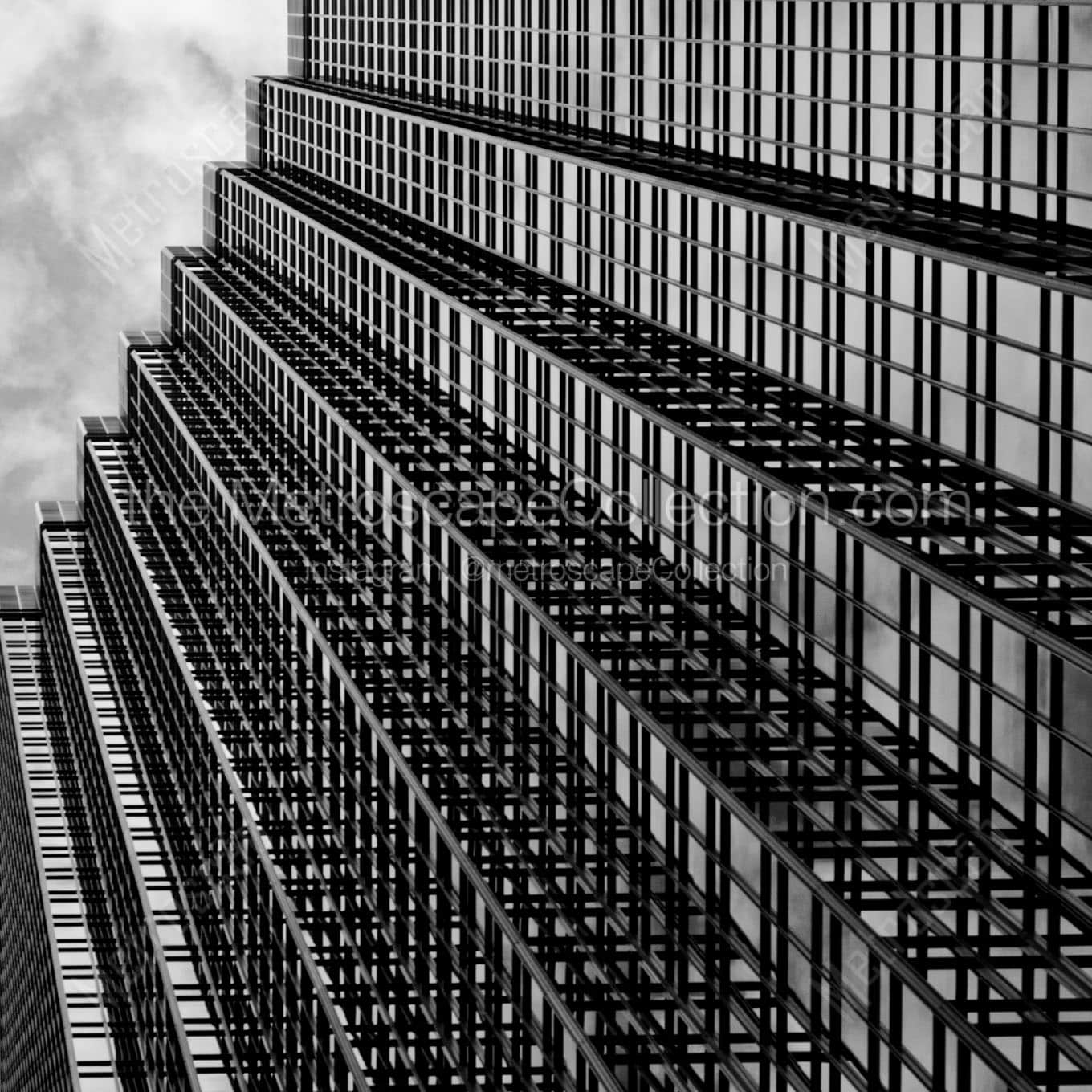 sides of ids building Black & White Wall Art