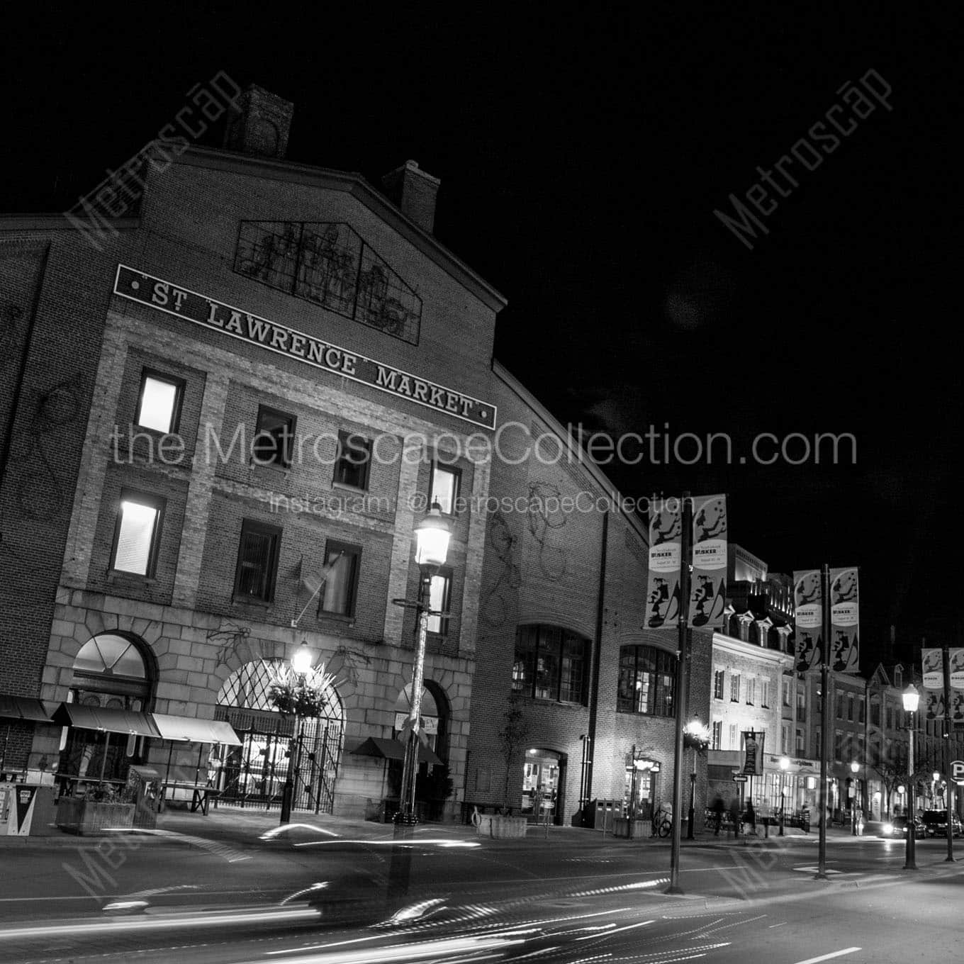 st lawrence market Black & White Wall Art