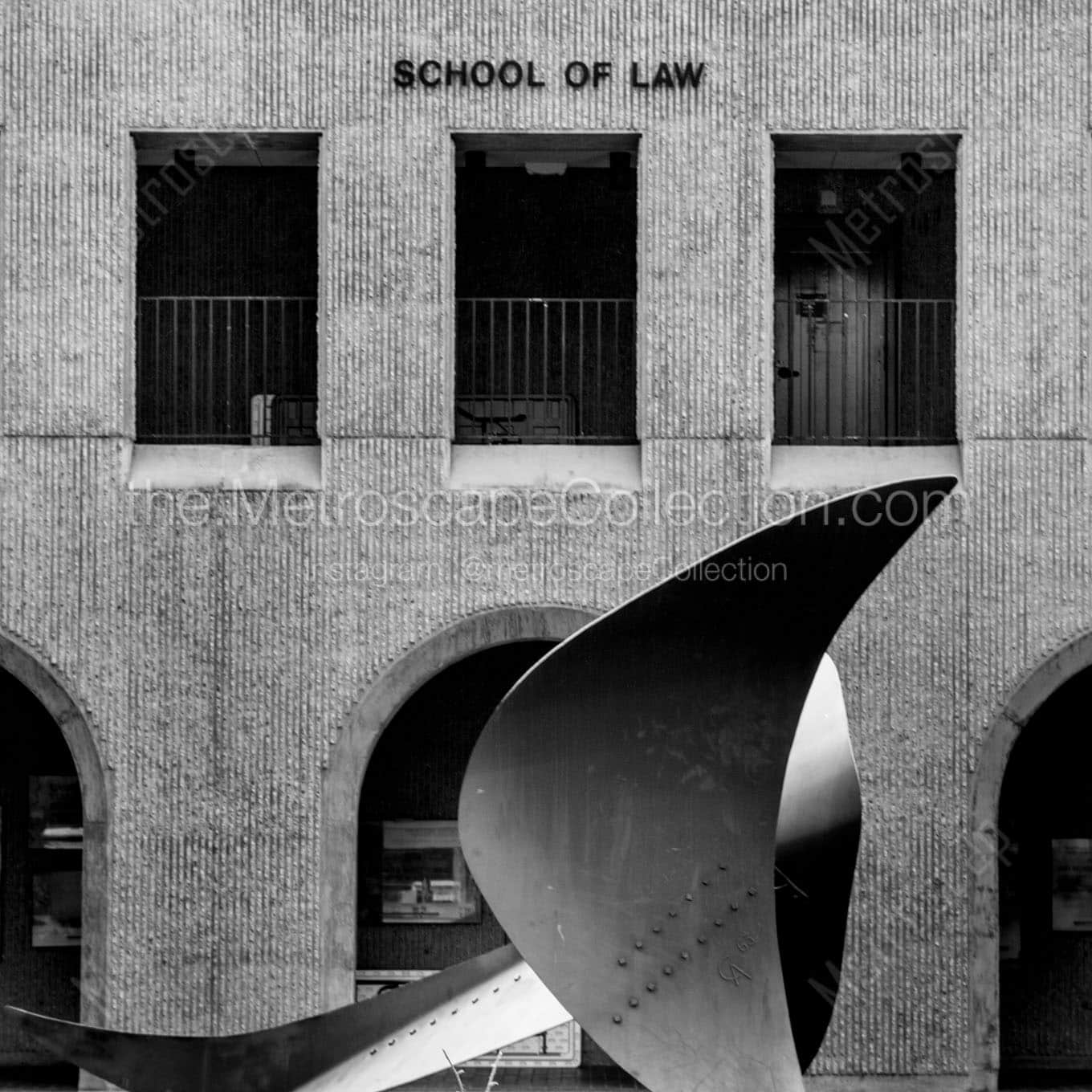 stanford school of law Black & White Wall Art