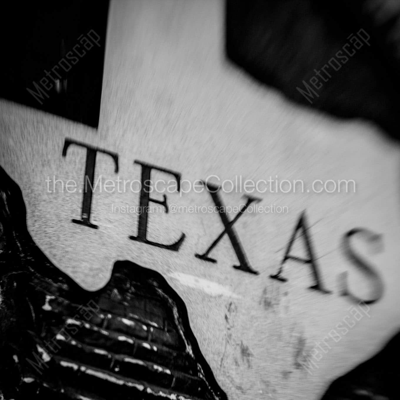 texas historical marker Black & White Wall Art