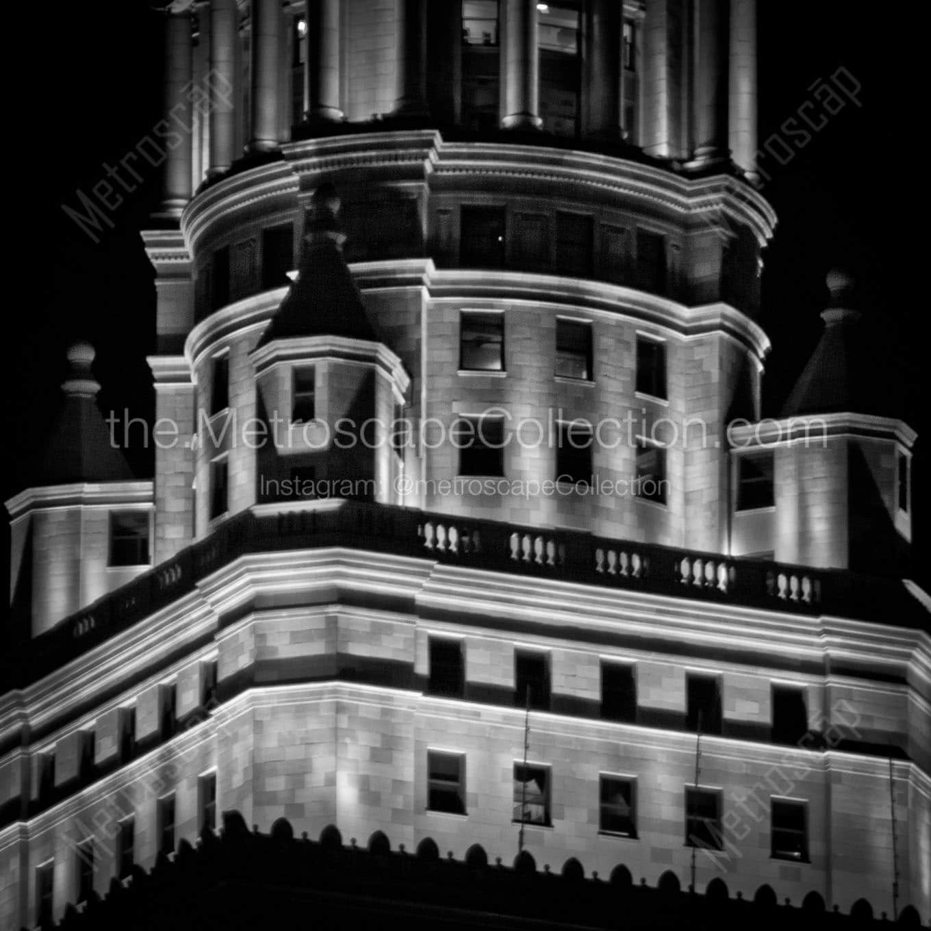 top of terminal tower Black & White Wall Art