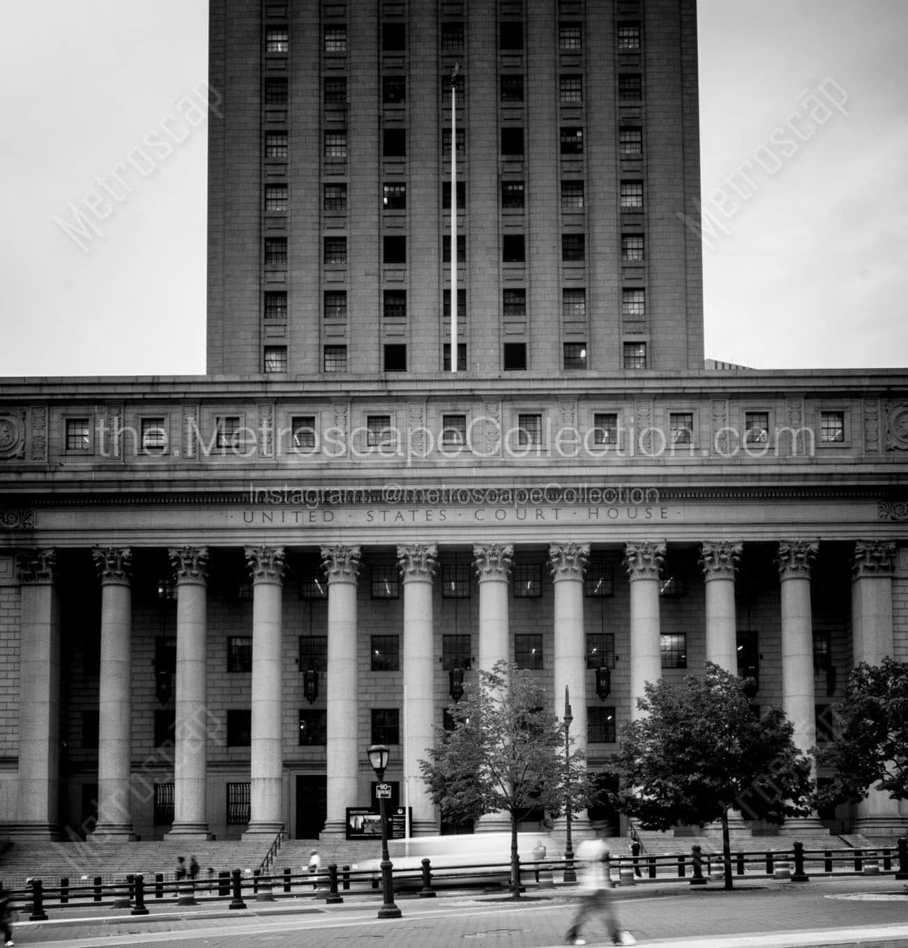 us court of appeals nyc Black & White Wall Art