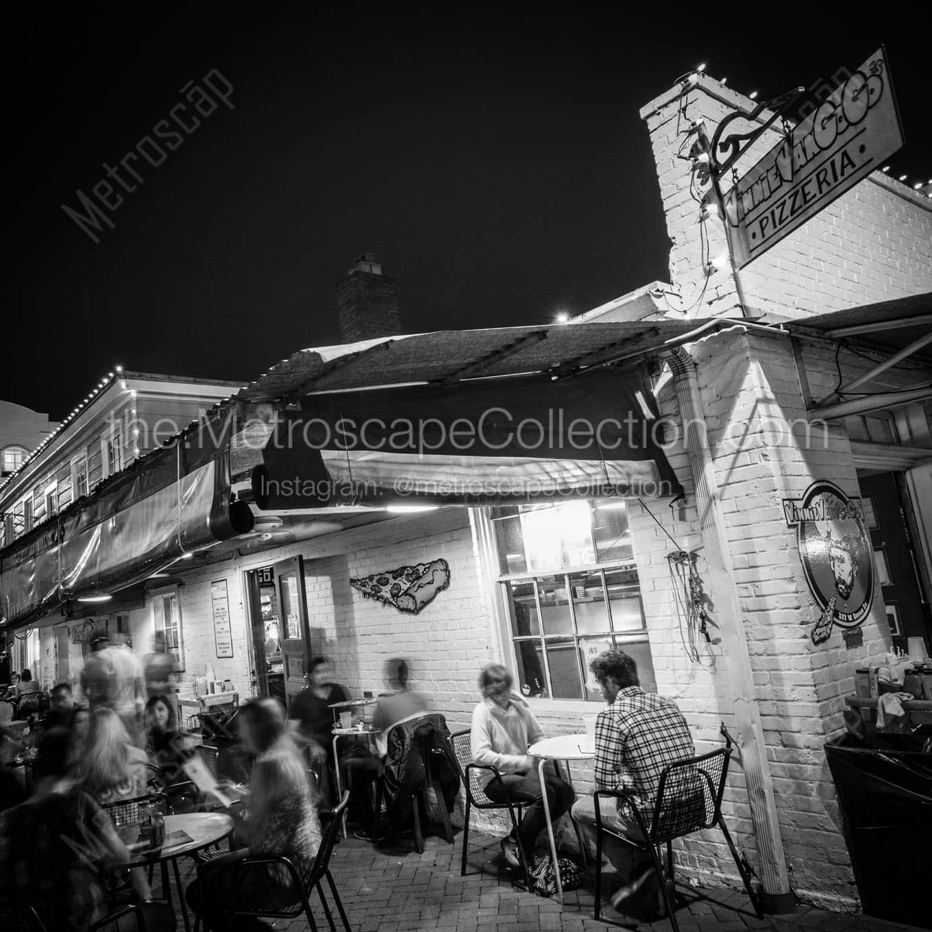 vinnie van go go pizzeria Black & White Wall Art