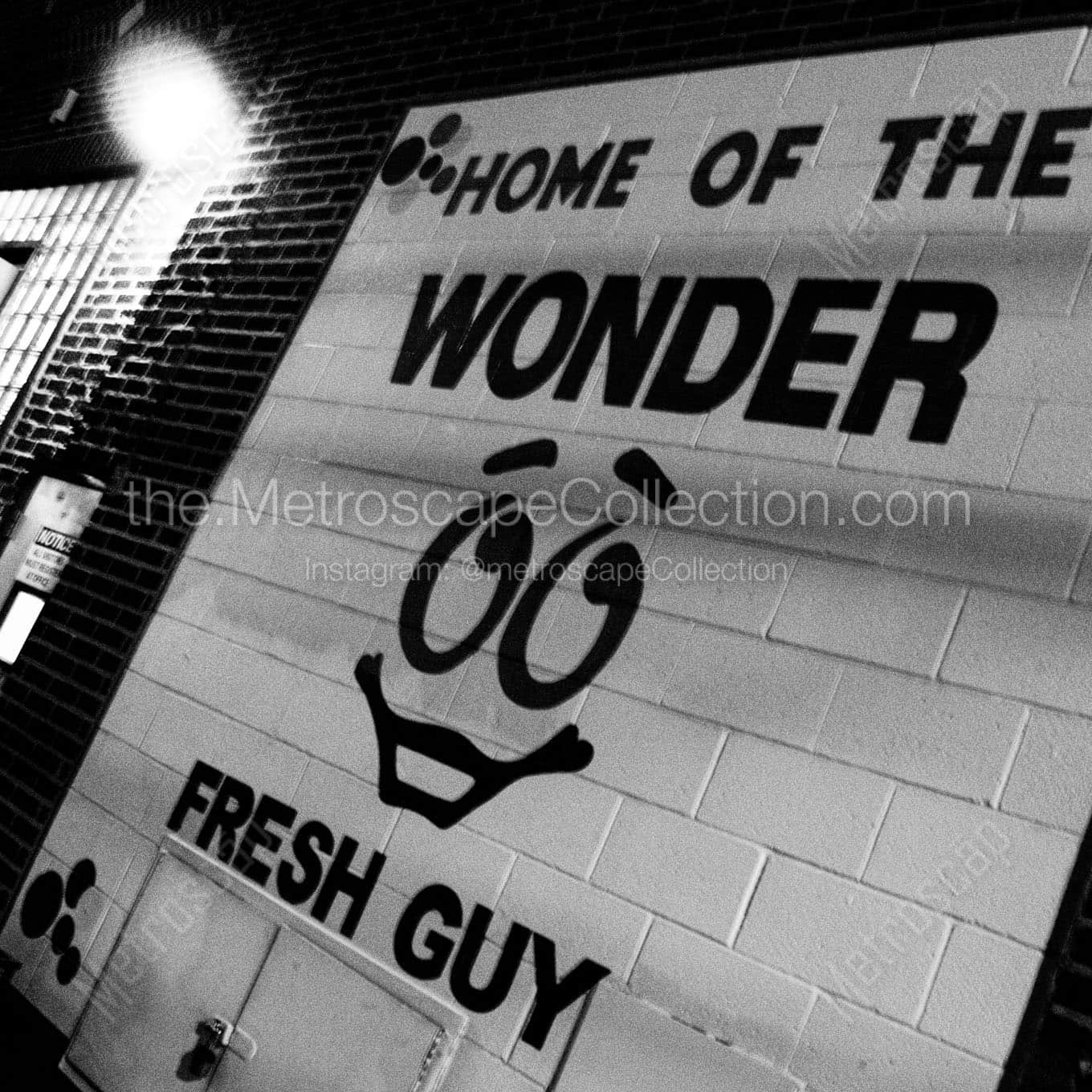 wonder fresh guy Black & White Wall Art