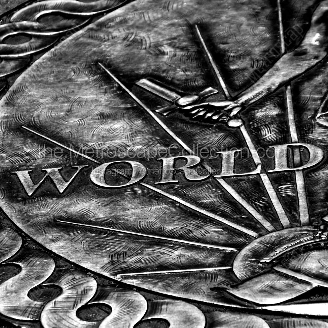 world war ii seal Black & White Wall Art