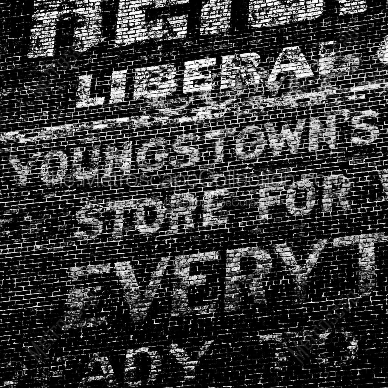 youngstown liberal credit Black & White Wall Art